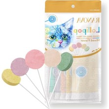 Frefly Store Ranova Kediler Için Karışık Lezzetli Lolipop *1.4g 5'li