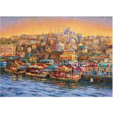 Frefly Store 1000 Parça Istanbul Evening Temalı Puzzle, Eğlenceli Zihin Geliştirici Aktivite