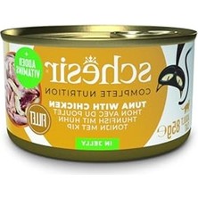 Frefly Store 85 Gram Ton Balıklı ve Tavuk Etli Yaş Kedi Konservesi, Lezzetli Formül