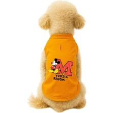 Frefly Store Turuncu Mickey Mouse Atlet, Büyük Beden Kedi ve Köpek Kıyafeti