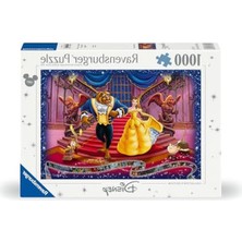 Frefly Store 1000 Parça Disney Güzel ve Çirkin Temalı Puzzle, Eğlenceli Zihin Egzersizi