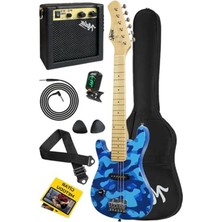 Frefly Store Çocuklar Için Amfili Elektro Gitar Seti, 30 Inç ve 4/4 Ölçüsü