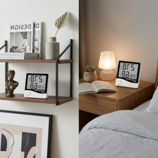 Frefly Store Dijital Termometre ve Higrometre, LCD Ekran ile 10X10 cm Ölçüsünde