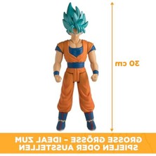 Frefly Store - Dragon Ball Super - Dev Figür Limit Breaker 30 cm - Super Saiyan Goku Blue - Resmi Lisanslı - Büyük Eklem Figürü Goku - 36731