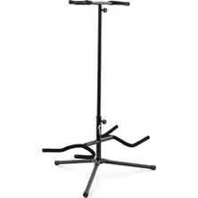 Frefly Store Music GST100-BK Çift Gitar Standı - Siyah