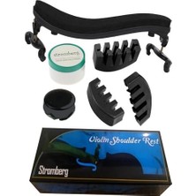 Frefly Store Keman Yastığı 4/4-3/4 + Reçine + Susturucu Keman Için Uyumlu