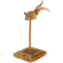 Frefly Store Sesli Fare Başlıklı Kedi Tırmalama Oyuncağı
