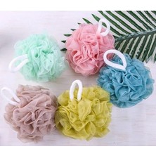 Frefly Store Renkli Peluş Vücut Yıkama Lifi - 3 Adet Yumuşak Temizlik