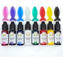 Frefly Store Hobiflex Epoksi Reçine Sıvı Pigment Boya Transparan Set 8 Renk 20 ml (160 Ml)
