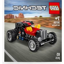 Frefly Store Technic Hot Rod Araba Yapım Seti, Detaylı ve Eğlenceli Model, 30735 Parça