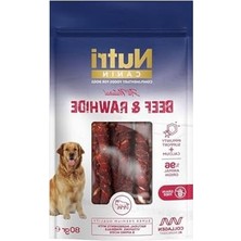 Frefly Store Sığır Eti ile Sarılı Lezzetli Köpek Ödül Kemiği