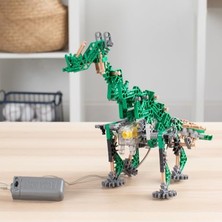 Frefly Store 255 Parça Motorlu Osaurus Rex Yapı Seti, Iki Model ile Renkli Eğlence