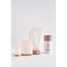 Frefly Store 3'lü Duş Kesesi Seti - Peeling Eldiveni ve Yüz Kesesi