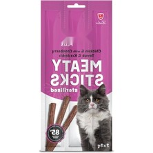 Frefly Store Kısır Kediler Için Tavuk ve Turna Yemişi Çubuk Atıştırmalık 15 gr