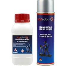 Frefly Store Koşu Bandı Için Silikon Yağı Seti, 250 ml Sıvı ve 500 ml Sprey ile Bakım
