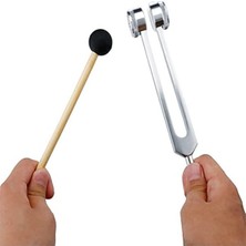 Frefly Store Akustik Terapi Için 128 Hz Tuning Çatalı, Ağırlıklı