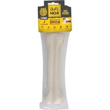 Frefly Store Beyaz Gerçek Deri Delibon Pres Kemik, 22 cm