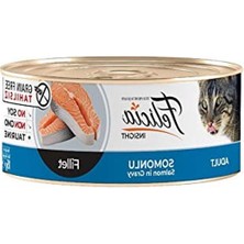 Frefly Store Somonlu Fileto Kedi Maması, Tahılsız, 85 Gramlık Paket