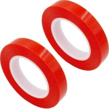Frefly Store Güçlü Yapışkanlı Çift Taraflı Silikon Bant 2'li Paket (18MM x 2m)