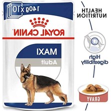 Frefly Store Royal Canin Maxi Adult Gravy Yetişkin Köpek Yaş Maması 140 gr x 10 Adet