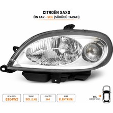 AR Otomarket Citroen Saxo 2 Kasa (2000 - 2006) Sol Ön Far 6204W2