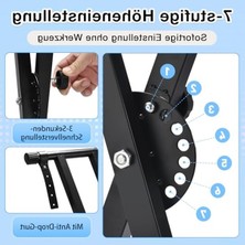 Frefly Store Yüksekliği Ayarlanabilir Klavye Standı, Katlanabilir