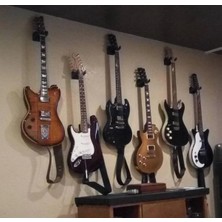 Frefly Store Gitar Duvar Askısı, Sağlam Kanca Yapısıyla Enstrümanınızı Güvenle Tutar.