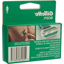 Frefly Store Gillette Erkek Vücut Tıraş Bıçağı, 4 Üçlü Bıçaklı Gövde Tıraş Bıçağı