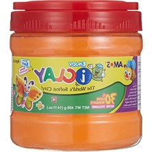 Frefly Store Proje Hamuru, 400 gr Turuncu Renkli Yaratıcı Aktiviteler Için