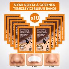 Efero 10'lu Siyah Nokta ve Gözenek Temizleyici Burun Bandı