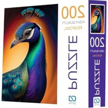 Frefly Store Tavus Kuşu Temalı 200 Parça Profesyonel Puzzle