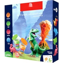Frefly Store Yapışmaz Dino Oyun Hamuru Seti