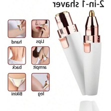 Frefly Store USB ile Şarj Olabilen Mini Epilatör, Hassas Tüy Alma Makinesi
