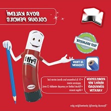 Frefly Store 24 Renkli Kuru Boya Kalemi Seti, Dayanıklı ve Silinebilir