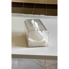 Frefly Store Kırılmaz Şeffaf Peçetelik - Modern Dikdörtgen Peçete Organizeri