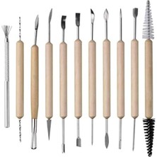 Frefly Store 11'li Metal Modelaj Seti, Seramik ve Kil Çamuru Için