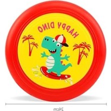 Frefly Store 24 cm Uçan Disk Oyuncak, 2 Adet Frizbi Fırlatma Oyuncağı Seti