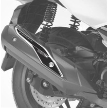 Frefly Store Forza 250 2018-2023 Egzoz Koruma Sticker Pad Set