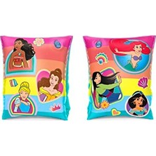 Frefly Store Şişirilebilir Kol Bandı Seti, Disney Prenses Temalı Eğlenceli Su Aktiviteleri Için