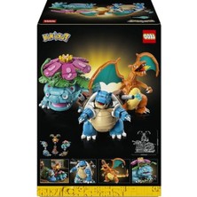 Frefly Store Aksiyon Figürleri Seti, Venusaur, Charizard ve Blastoise ile 6838 Parça