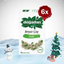 Kazan Hobi Dogadan Yılbaşı Paketi Beyaz Çay Sade 28 G x 6