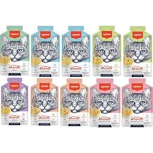 Frefly Store Karışık Kedi Çorbası, 50 gr x 10 Adet Lezzetli Seçenek