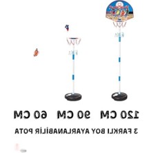 Frefly Store Portatif Ayaklı Basketbol Potası, Ayarlanabilir Yükseklik 120 cm