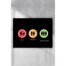 Kazan Hobi Postermanya (PSTER2267) 3 Tip Erkek Eğlenceli Mizahi Poster (60X90CM)