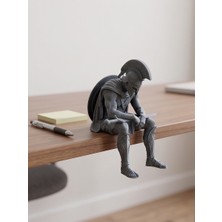 Nokta Labs Aşil Hüzünlü Oturan Biblo - Antik Yunan Mitolojisi Figürü - Sad Achilles - The Odyssey