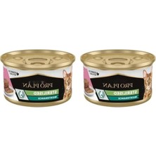 Frefly Store Kısırlaştırılmış Yetişkin Kediler Için Ton Balıklı ve Somonlu Konserve, 85 gr 2'li Paket