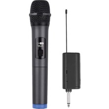 Frefly Store Kablosuz Karaoke Mikrofonu 6.35MM Amfi Hoparlör Için ve Sahne Performansı Çok Amaçlı Aktiviteler Için Tak ve Çalıştır Kablosuz Mikrofon Dış Mekan Kullanıma Uygun Wn-03 (Tekli Mikrofon)