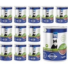 Frefly Store Yetişkin Kedi Için Kuzulu Pate 400 gr x 12