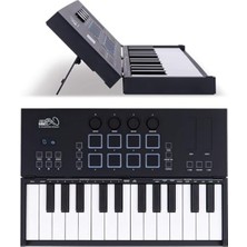 Frefly Store Katlanabilir Midi Klavye Kontrol Cihazı, 25 Tuş ile