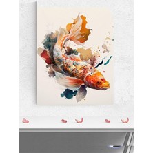 Kazan Hobi Postermanya (PSTER2026) Koi Japon Balığı Hayvan Poster - Afiş - Dekoratif Duvar Posteri 70 x 100